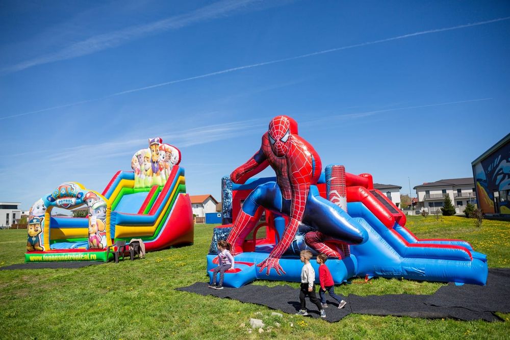 Topogan gonflabil Spiderman