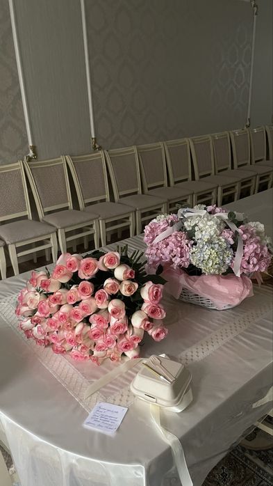 Цветы кустовых роз