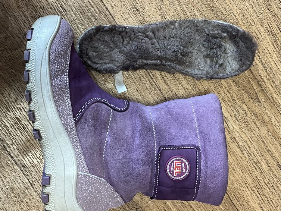 Сапоги на девочку зима