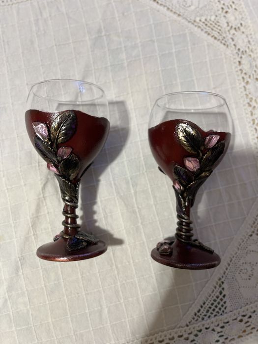 Чаши за вино - ръчно изработени