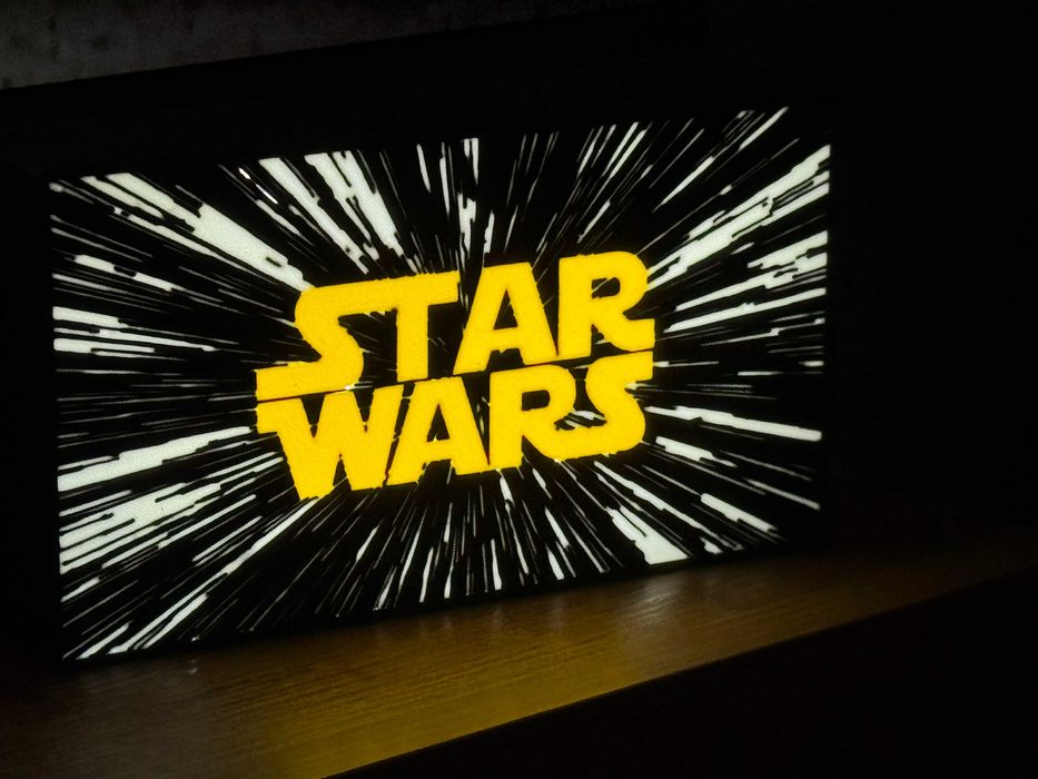 Lightbox Star Wars – Lumină ambientală pentru colecționarii galaxiei