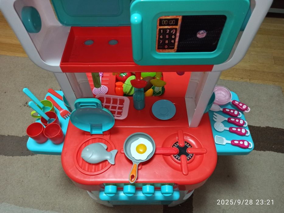 Bucatarie de jucarie MotherCare, bucatarie de copii, accesorii incluse