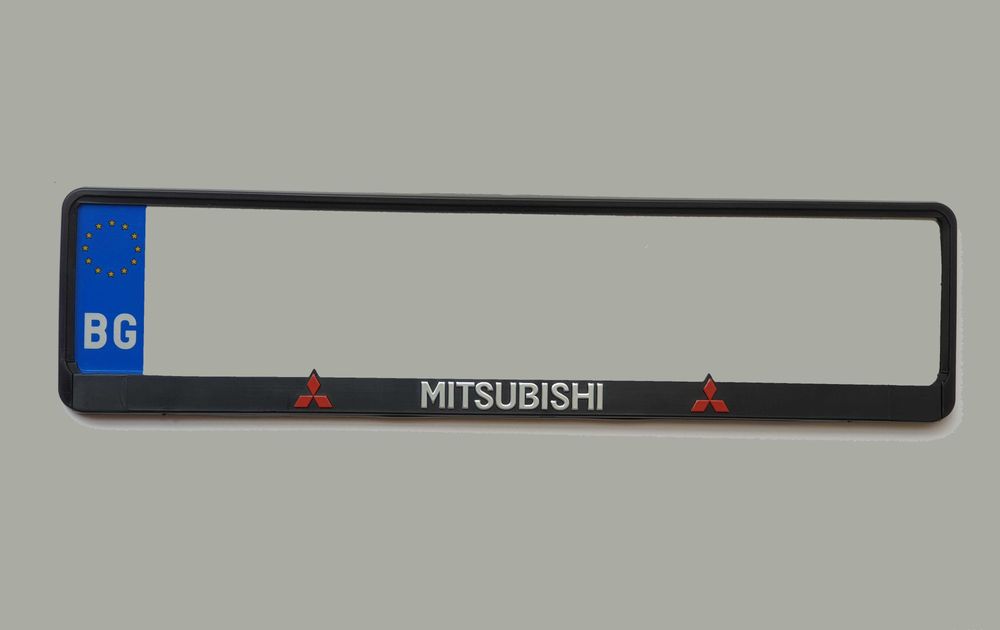 2 броя Рамки за регистрационен номер Subaru | Mazda | Mitsubishi