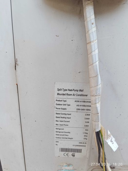 Климатик Nippon 18 BTU Made in Japan