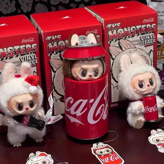 Игрушки Лабубу на заказ, серия Coca Cola