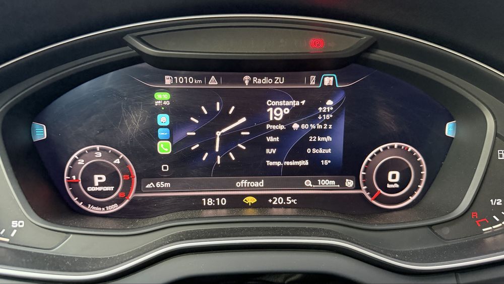 Activare harti Waze/Google Maps in ceasurile digitale pt Audi