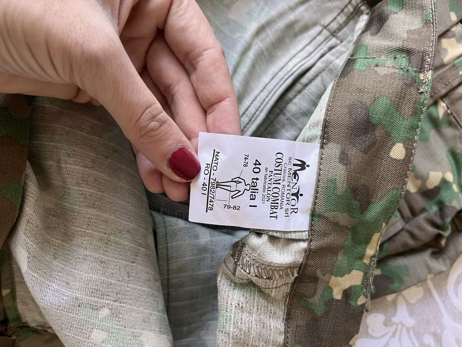 Costum combat 40/1 si bicanci maro piele ms 26(40)