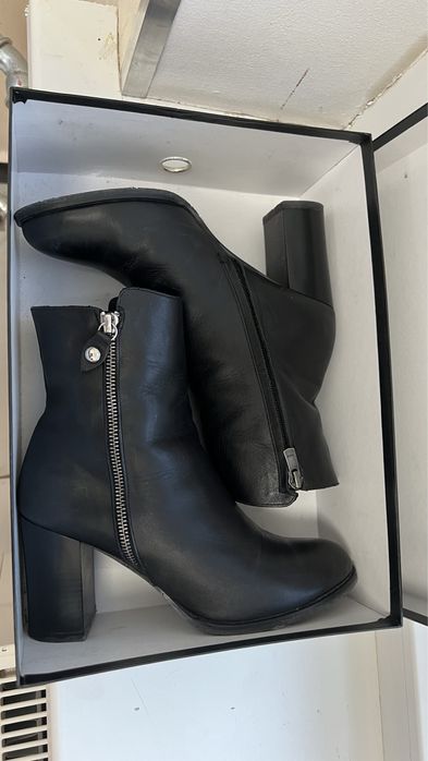 Ботильоны женские кожаные