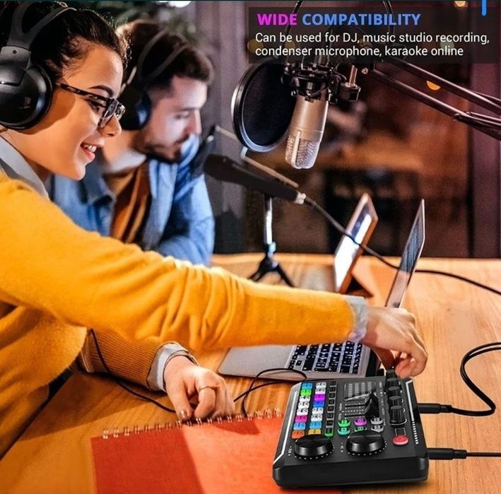 Consola Audio Bluetooth Mixer cu efecte de sunet și Bluetooth