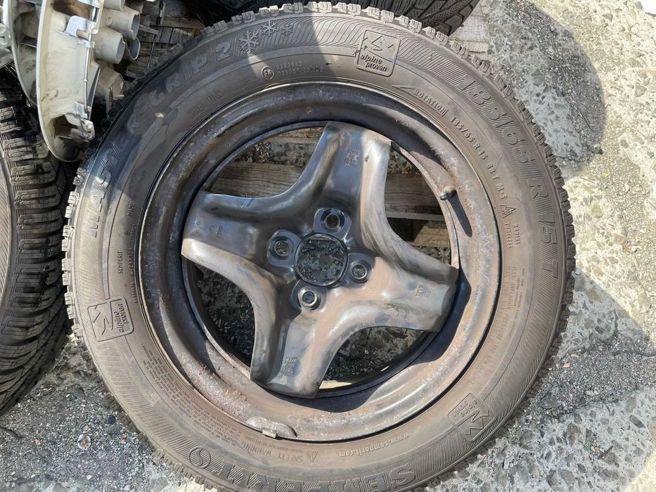 15цола Джанти 4х100 Opel Corsa 6J et39 Semperit 185/65/15