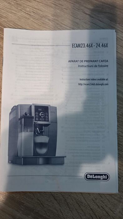 Expresor Automat DeLonghi Capuccino ECAM 23.460.
Utilizat 3 ani si jum