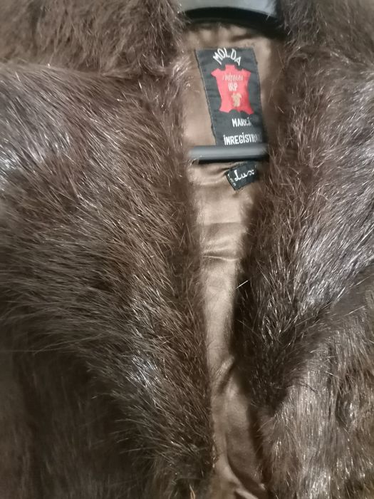 Haină de blana naturală vintage Molda IRP-autentica