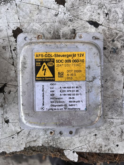 Баласт ксенон Мерцедес S клас W221 и ML W164