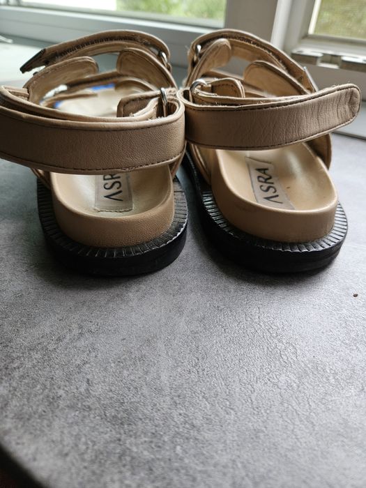 Sandale piele Asra model gen Zara Mango