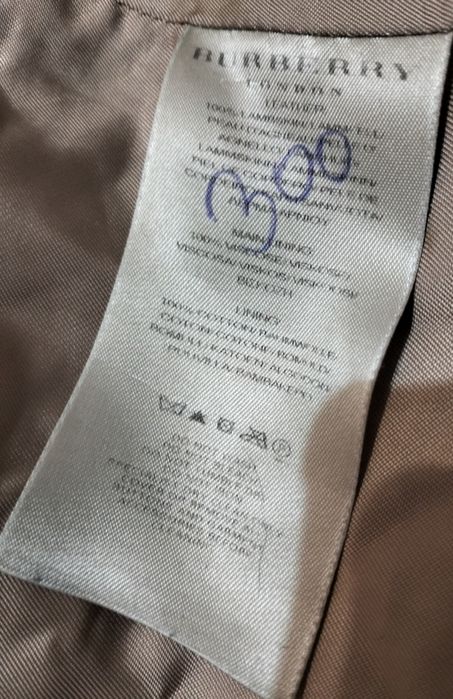 Trenci Burberry piele de miel mărime M
