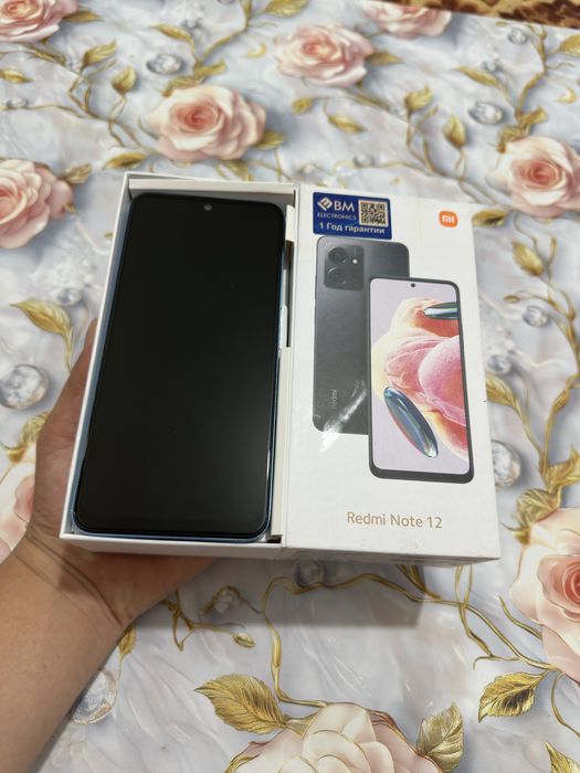 Redmi note 12 , 8/128 Gb , Karopka dakument ideal xolatda