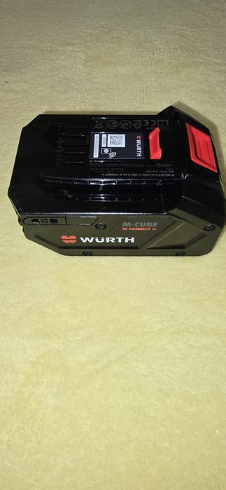Acumulator Li-ion Würth Master de 18 V/5 Ah, din seria M-CUBE.