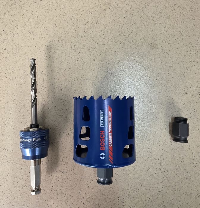 Carota Bosch Expert Tough Material 2608900450, 68 mm + adaptor Power Change