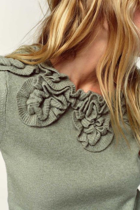 Плетена блуза ZARA със съдържание на вълна