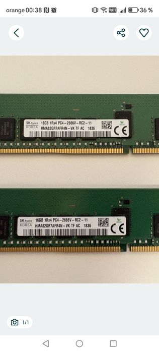 Memorie ram ddr4 2x16 gb
