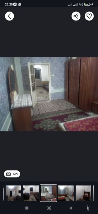 Chilonzor 20da talabalar uchun 1 ta katta xonani ijaraga beraman