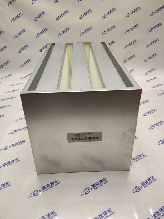 Коробчатый HEPA-фильтр 305×610×292, 3V, H14 (оцинкованная рама)