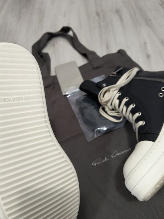 Rick Owens Ramones leather high 43
