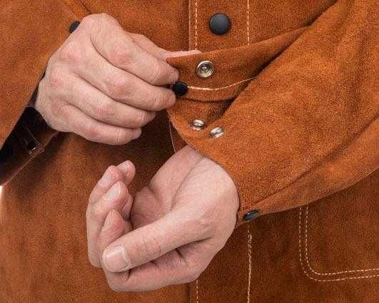 Weldas, jacheta si pantalon piele vita, pentru sudura