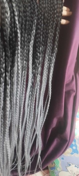 Синегальские косы, парики, диадема и заколки