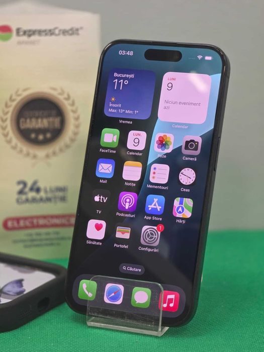 Iphone 15 Pro -- 256 GB -- 85% [Ag45 B.4923] - Garantie 2 ani