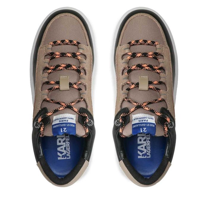 %ПРОМО%до 31.01!KARL LAGERFELD № 42 – Мъжки кожени спортни обувки "BLA