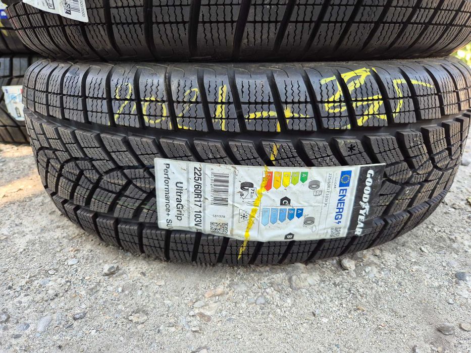 4 Anvelope M+S IARNA - 225/60/17 103V XL - GoodYear Performance + SUV - NOU - DOT 2021 !