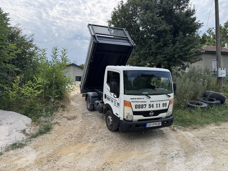 Услуги  с малък багер( Мини багер) 2.6т. Тристранен самосвал 3.5т.