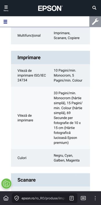 Vând imprimanta Epson L486