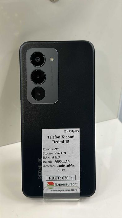 Xiaomi Redmi 15 (Ag45 B.4938) - Garantie 2 ani