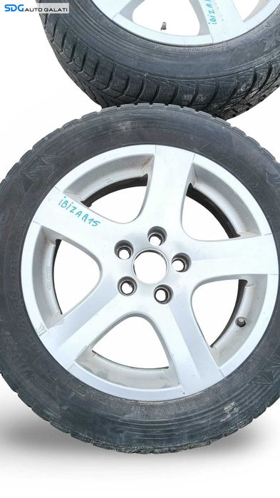 Set 4 Jante Roti Aliaj 185 60 R15 ET38 5x100 Volkswagen Polo 6R 2009 - 2014 [MX0365]