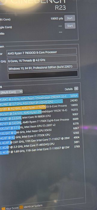 PC Gamining Mini Itx 7800x3d/9070xt