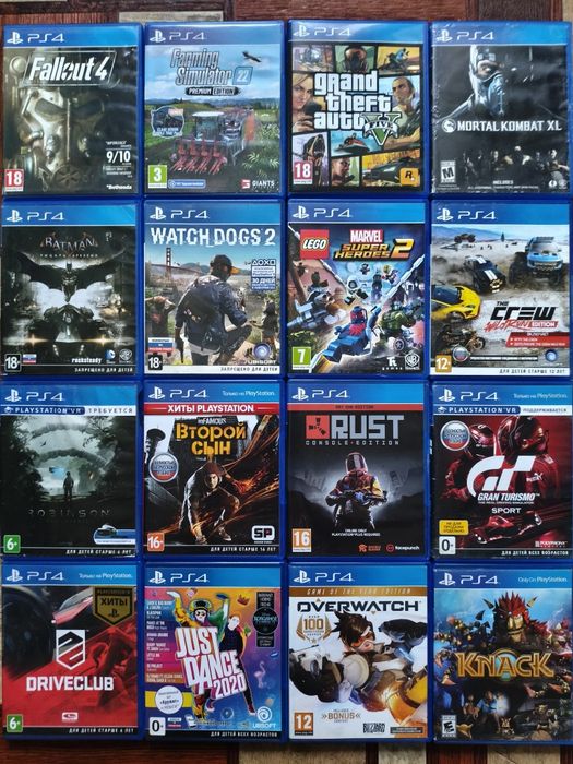 Игры для PS4, PS5, PS VR. Цены в описании