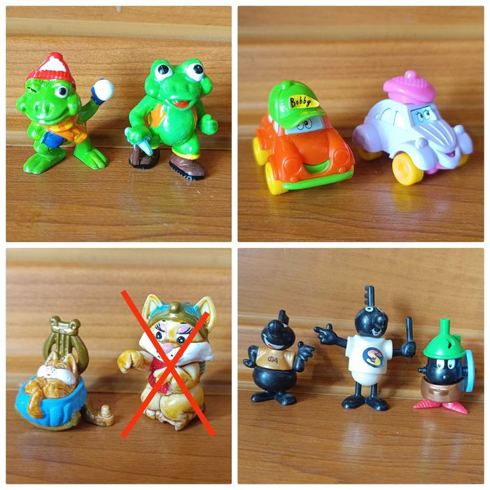 Киндер играчки различни