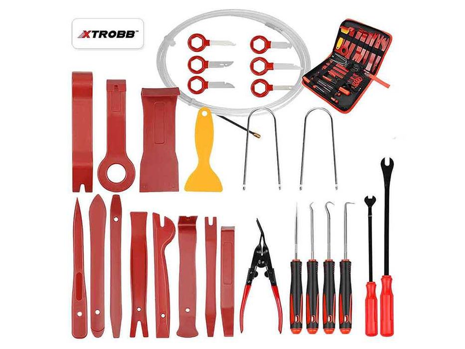Инструменти за демонтаж на автотапицерии, панели, радио 40 бр., XTROBB