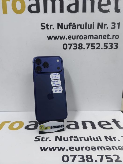 Telefon mobil Apple iPhone 17 Pro Max, 256GB,100% -N-
