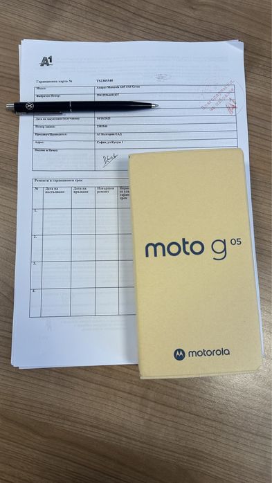 НОВ! Motorola Moto G05 Неразопакован 2 г. Гаранция А1