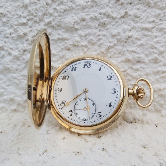 Ceas buzunar superb, mecanism FHF