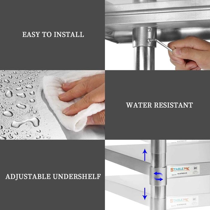 Masa inox horeca cu polita oferta lichidare stoc NOUA GARANTIE