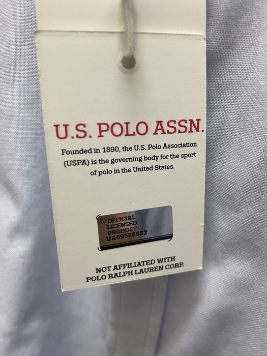 Рубашка US Polo размер S slim fit