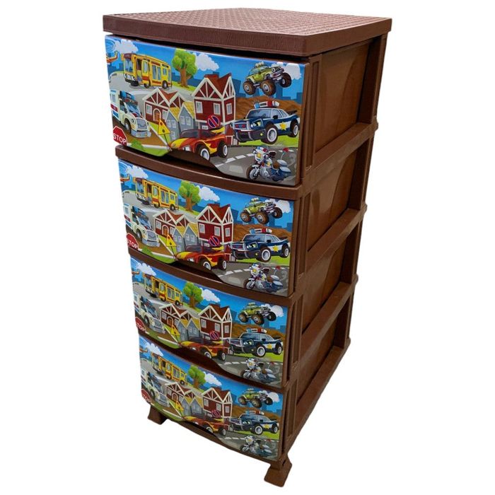 Пластмасов шкаф на 4 нива