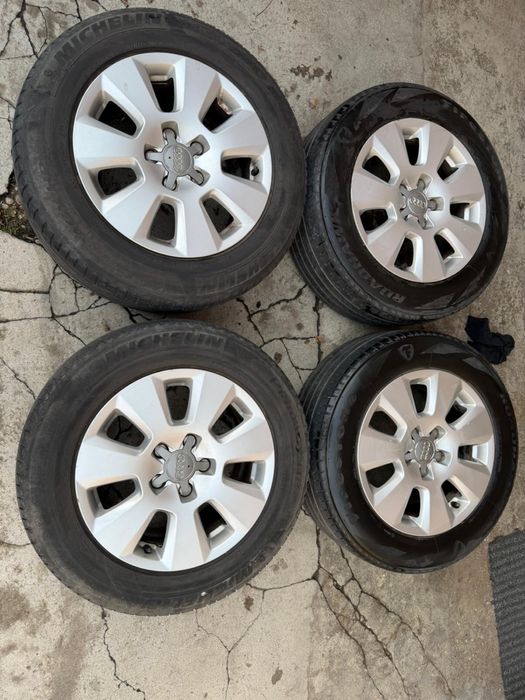 Jante aliaj Audi 16’ cu cauciucuri vara