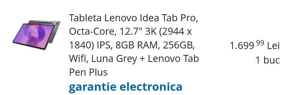 Vand tableta lenovo