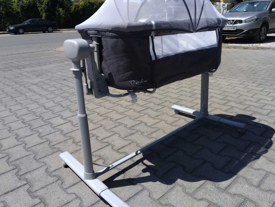 CANGAROO Легло люлка C`est la vie сив графит