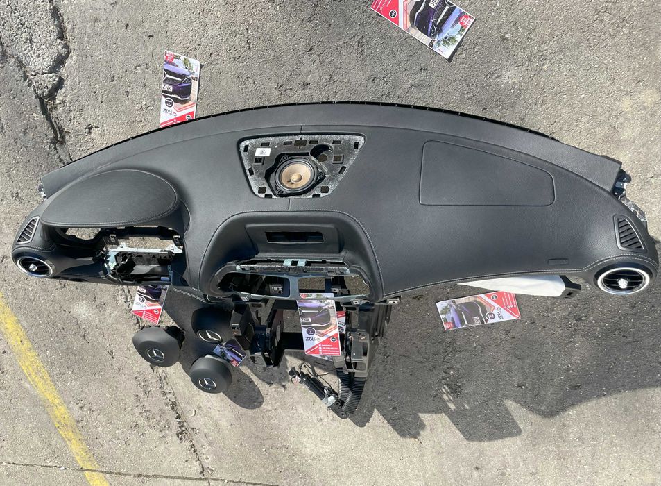 Mercedes Benz AMG GT R190 - kit airbag - plansa de bord - modul SRS